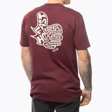 Camiseta Fasthouse Satisfaction - Granate