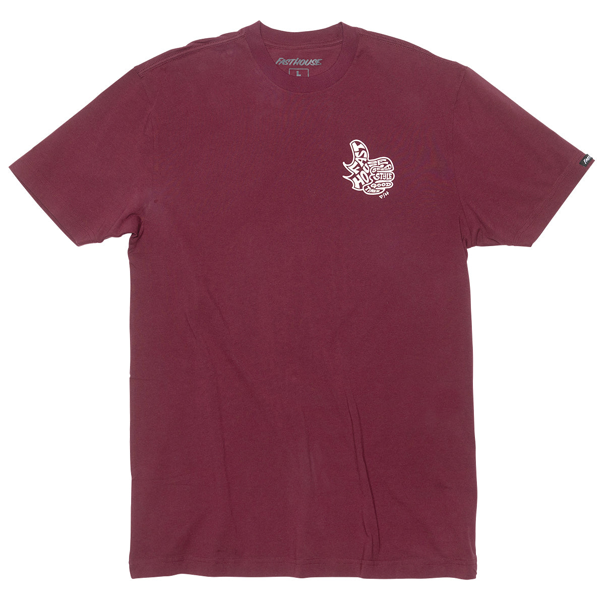 Camiseta Fasthouse Satisfaction - Granate