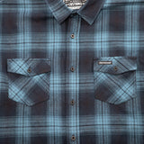 Fasthouse Saturday Night Special Flanellen Overhemd - Vintage Blauw