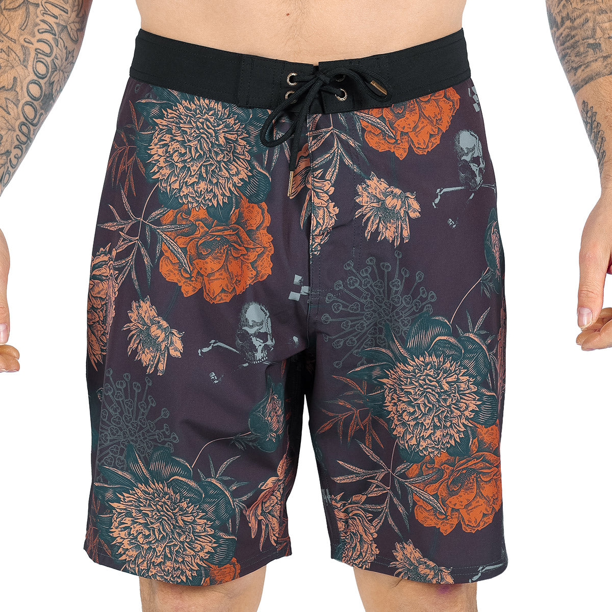 Fasthouse Scene 19" Boardshort – Vintage Schwarz