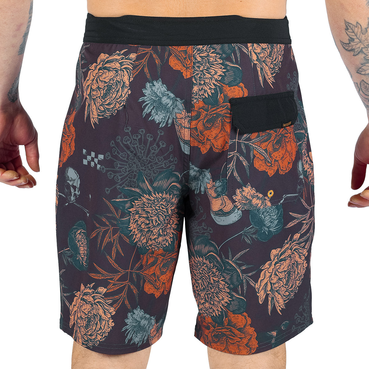 Fasthouse Scene 19" Boardshort – Vintage Schwarz