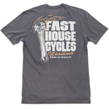 T-shirt Fasthouse Spanner - Noir Graphite