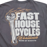 T-shirt Fasthouse Spanner - Noir Graphite