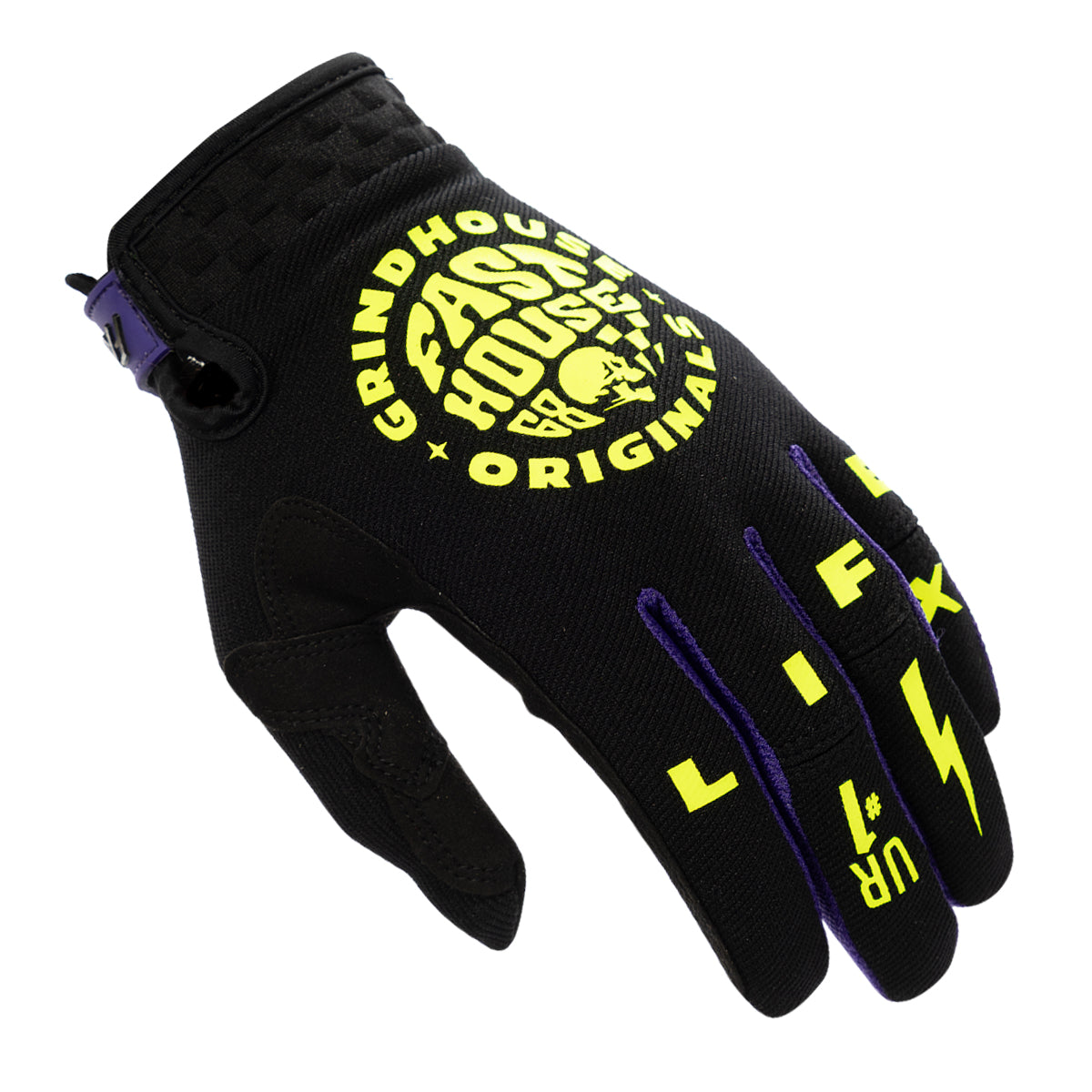 Guante Fasthouse Speed Style Atomic - Alta Visibilidad/Negro