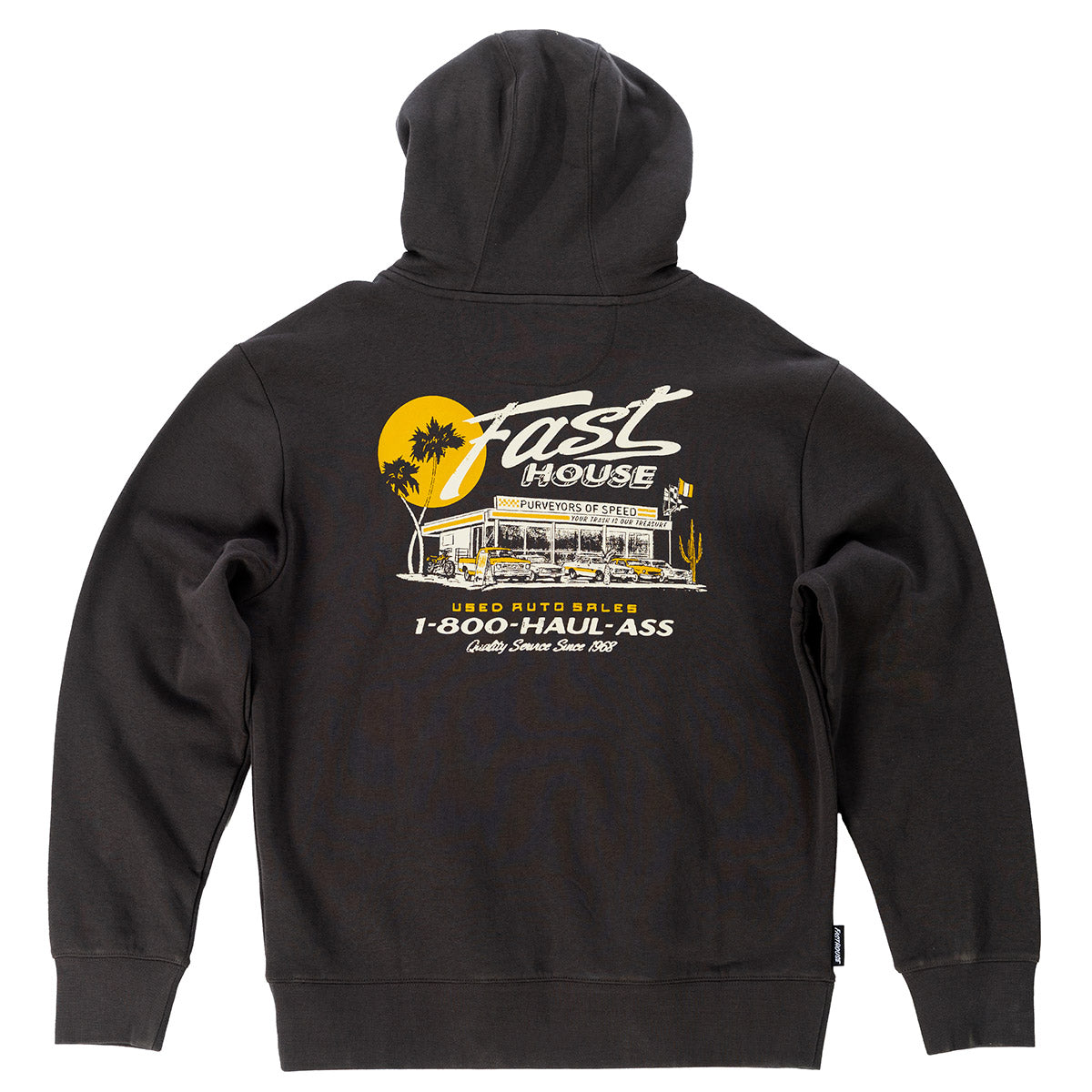 Fasthouse Sunset Hooded Pullover - Vintage Black