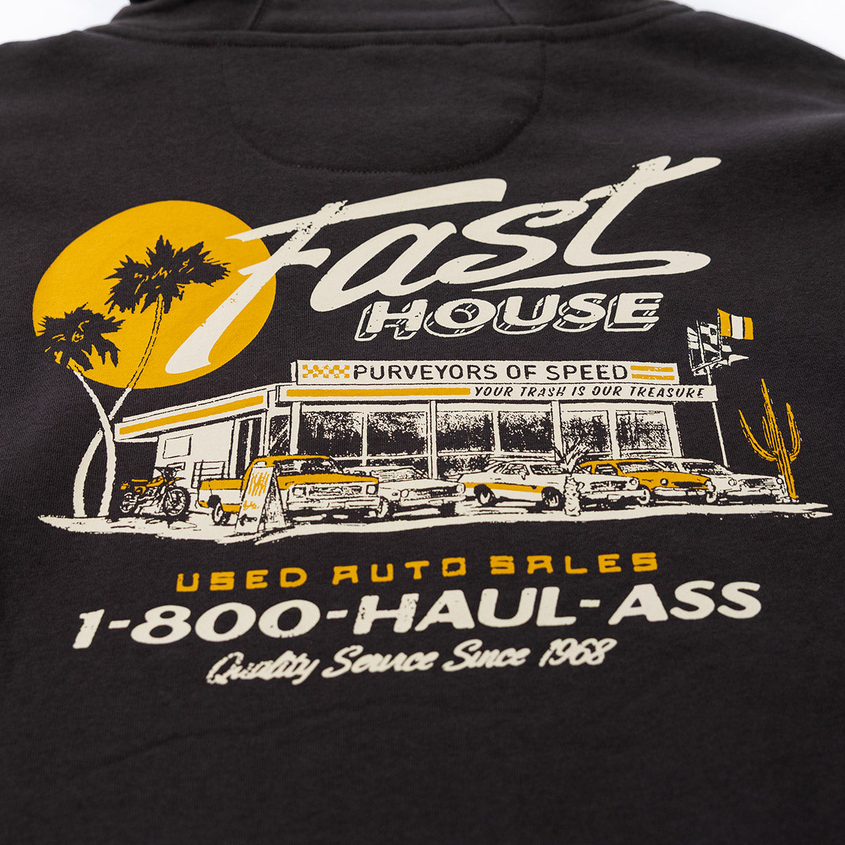 Fasthouse Sunset Hooded Pullover - Vintage Black