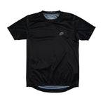 Maillot à manches courtes pour enfant Troy Lee Designs Flowline, couleur unie – Noir