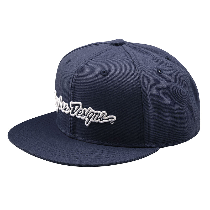 Troy Lee Designs Flat-Bill-Snapback Signature Indigo