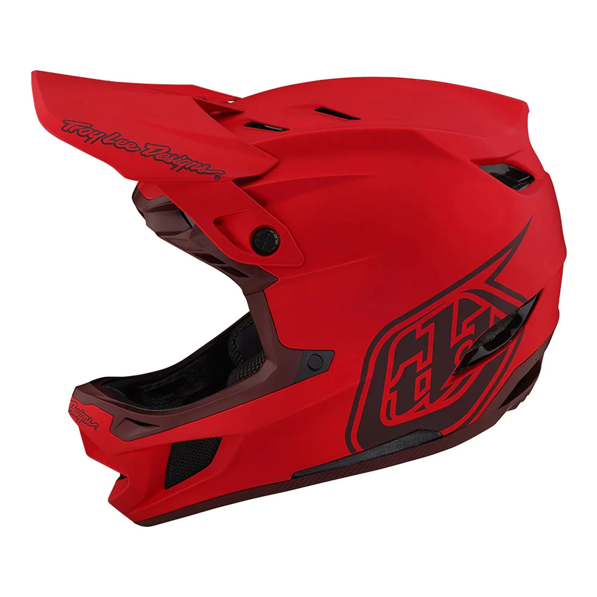 Troy Lee Designs D4 Composite MIPS Helmet Stealth Red Large