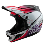 Troy Lee Designs D4 Carbon Helmet Drip White And Pink