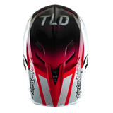 Troy Lee Designs D4 Carbon Helmet Drip White And Pink