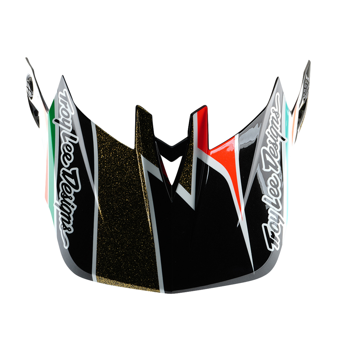 Cadres de casque Troy Lee Designs D4 Carbon noir et or