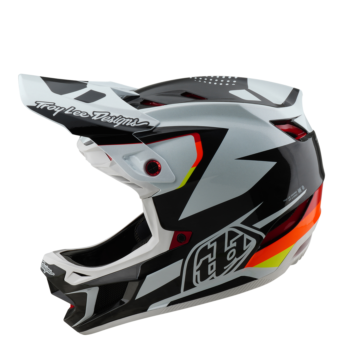 Troy Lee Designs D4 Carbon Helm Optic Black