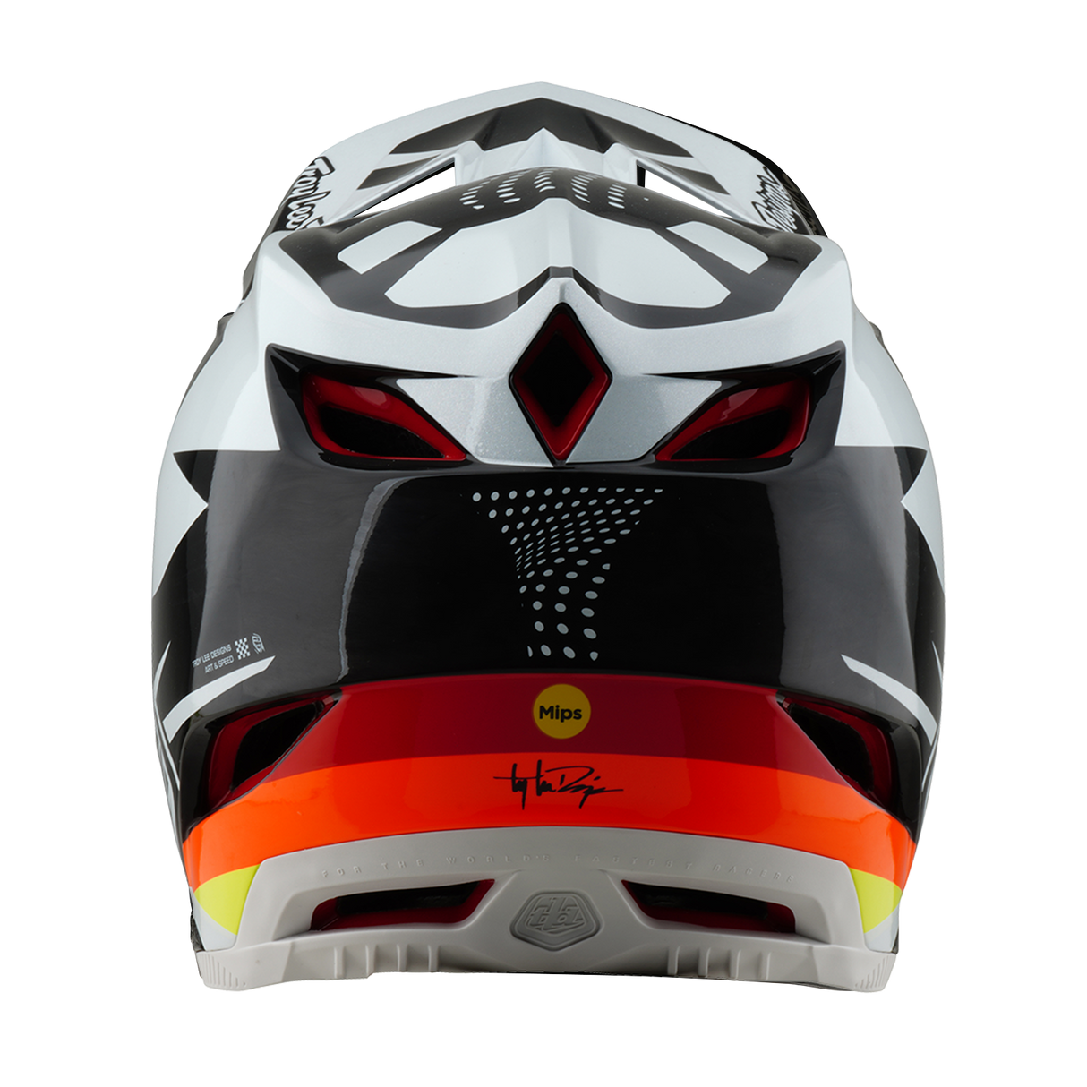 Troy Lee Designs D4 Carbon Helm Optic Black