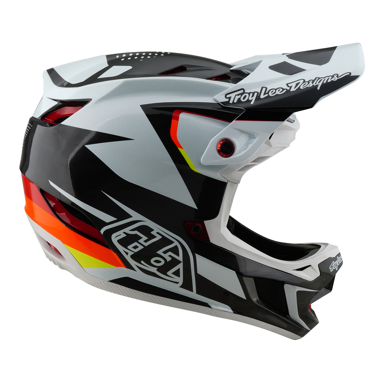 Troy Lee Designs D4 Carbon Helm Optic Black