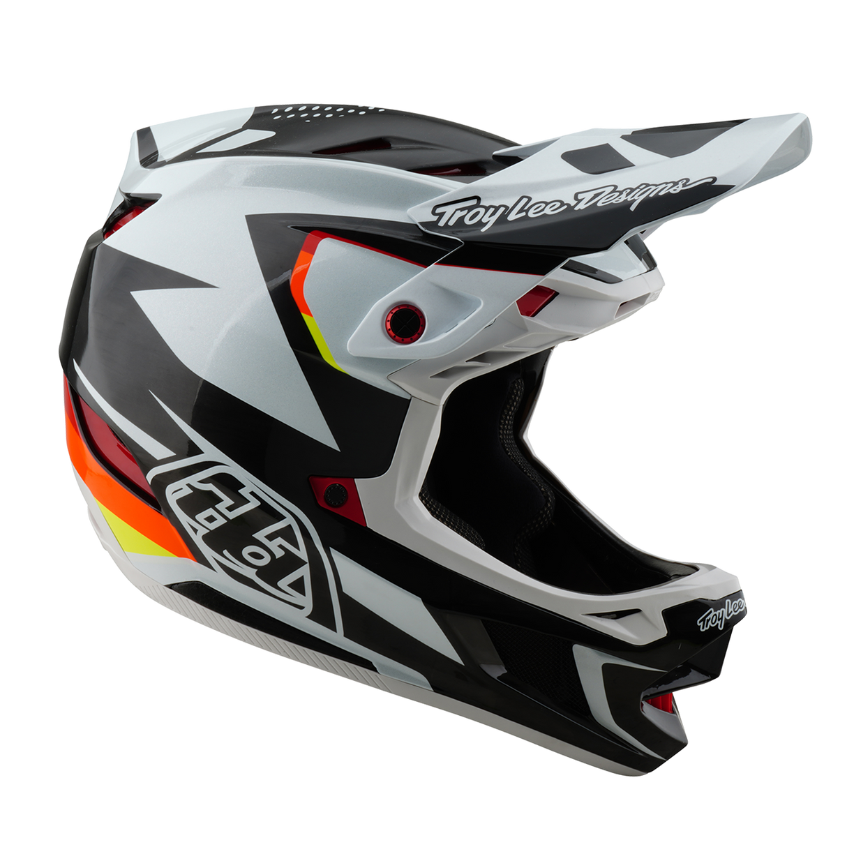 Troy Lee Designs D4 Carbon Helm Optic Black