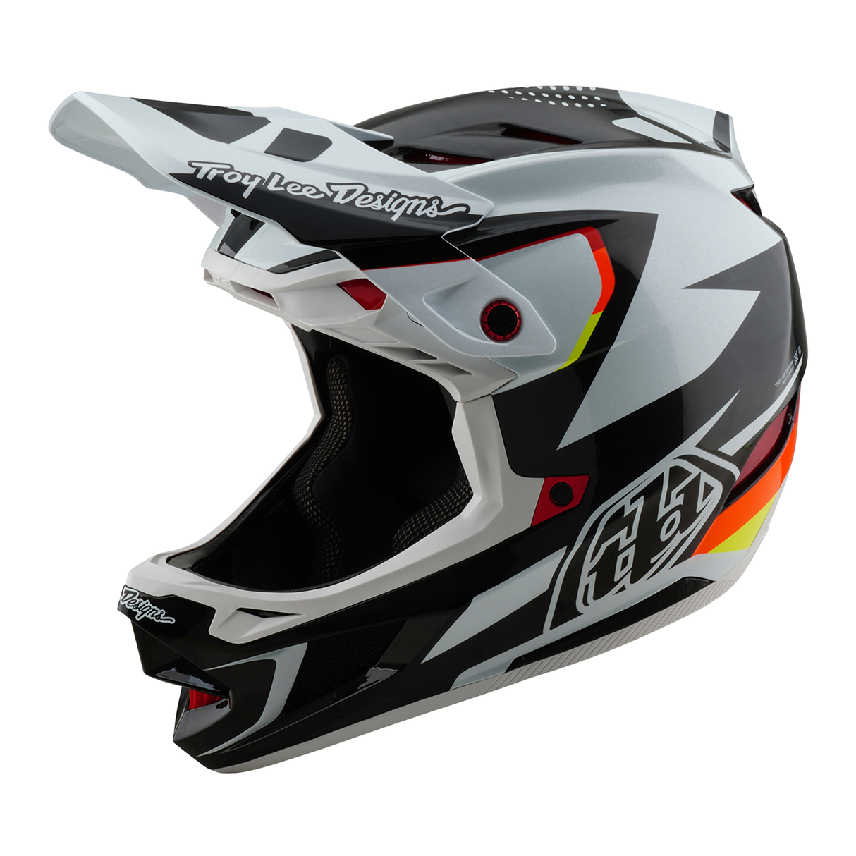 Troy Lee Designs D4 Carbon Helm Optic Black