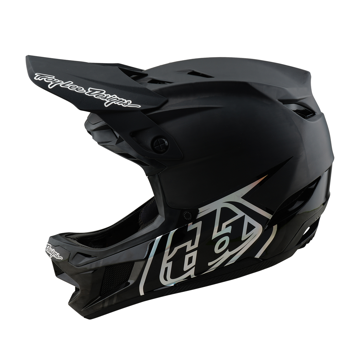 Troy Lee Designs D4 Carbon Helmet Stealth Black 2025