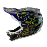 Casque Troy Lee Designs D4 Carbon noir et violet