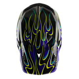 Casque Troy Lee Designs D4 Carbon noir et violet