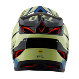 Casque composite Troy Lee Designs D4 Drip Glo Jaune