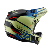 Casque composite Troy Lee Designs D4 Drip Glo Jaune