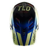Casque composite Troy Lee Designs D4 Drip Glo Jaune