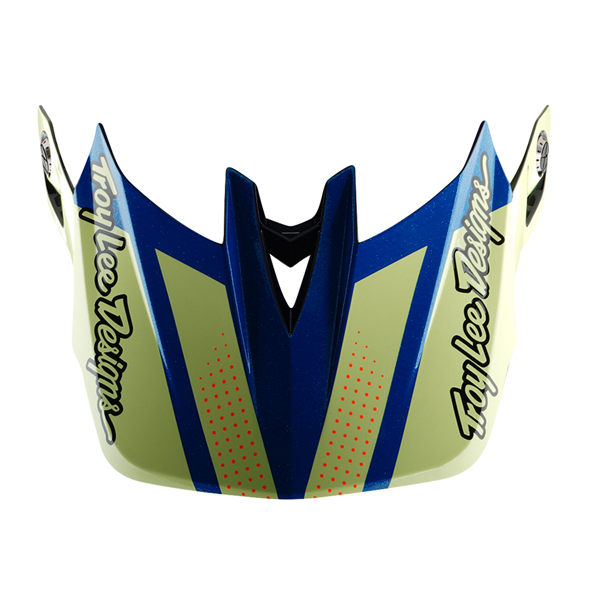 Casque composite Troy Lee Designs D4 Drip Glo Jaune