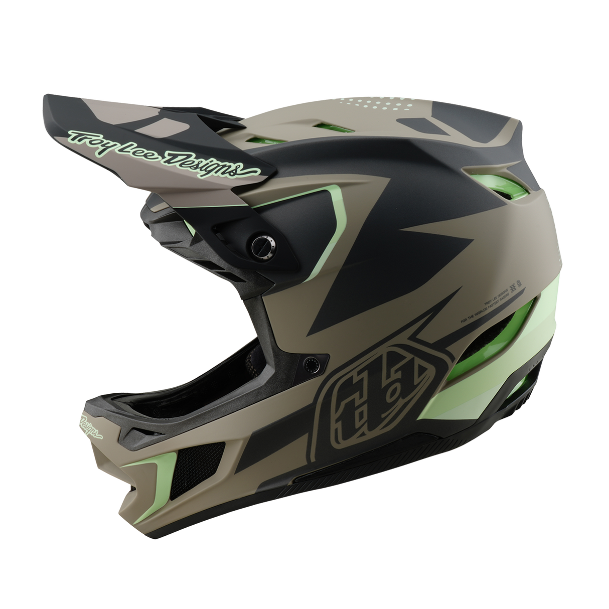 Troy Lee Designs D4 Composite Helm Optic Timber