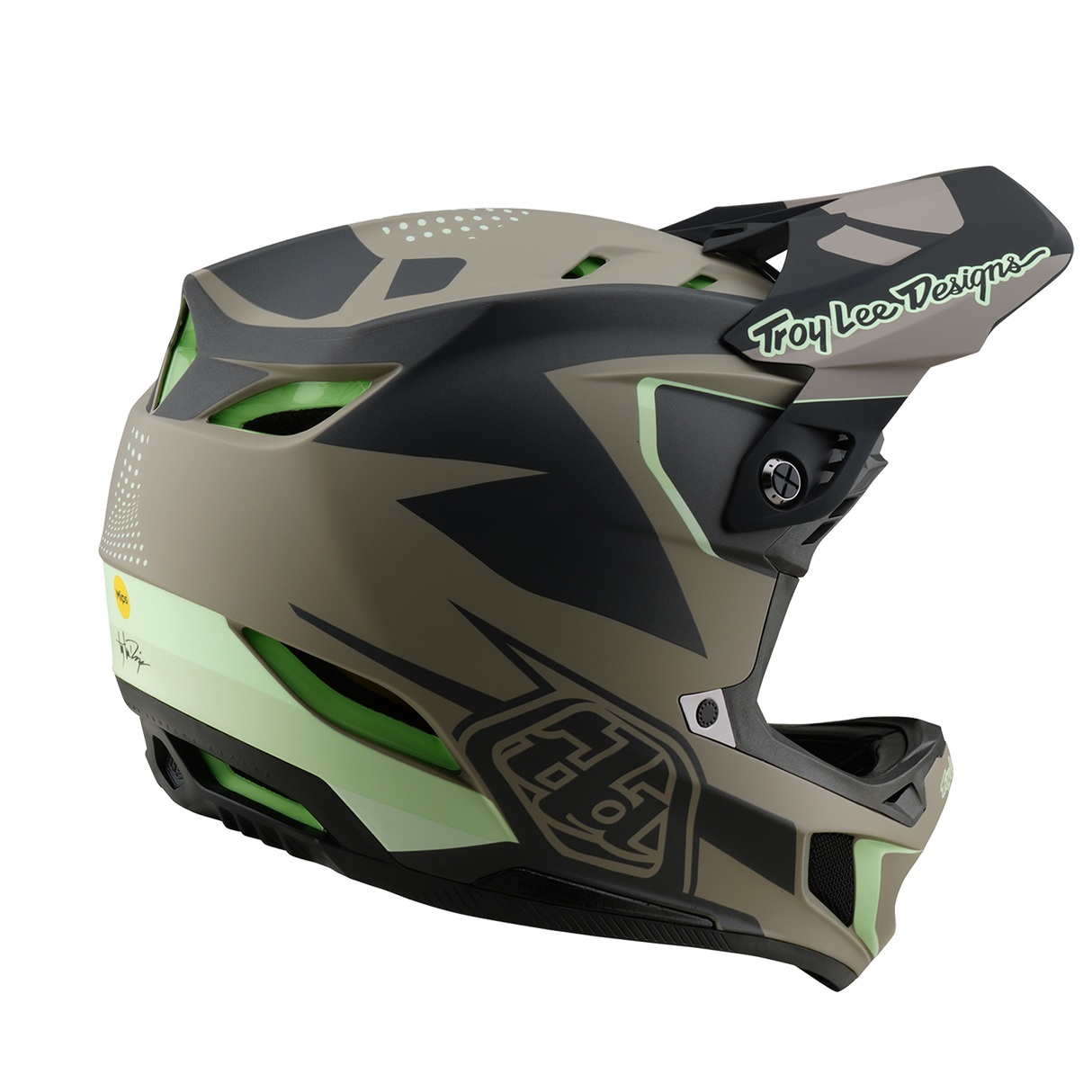 Troy Lee Designs D4 Composite Helm Optic Timber