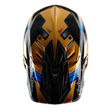 Casque composite Troy Lee Designs D4 Royalty noir et or