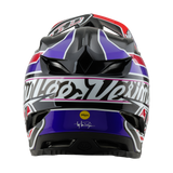 Troy Lee Designs D4 Polyacrylite Helmet Linear Black And Purple