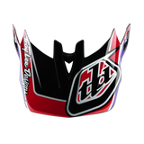 Troy Lee Designs D4 Polyacrylite Helmet Linear Black And Purple