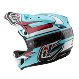 Troy Lee Designs D4 Polyacrylite Helmet Linear Blue