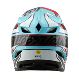 Troy Lee Designs D4 Polyacrylite Helmet Linear Blue
