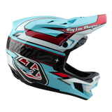 Troy Lee Designs D4 Polyacrylite Helmet Linear Blue