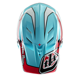 Troy Lee Designs D4 Polyacrylite Helmet Linear Blue