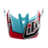 Troy Lee Designs D4 Polyacrylite Helmet Linear Blue