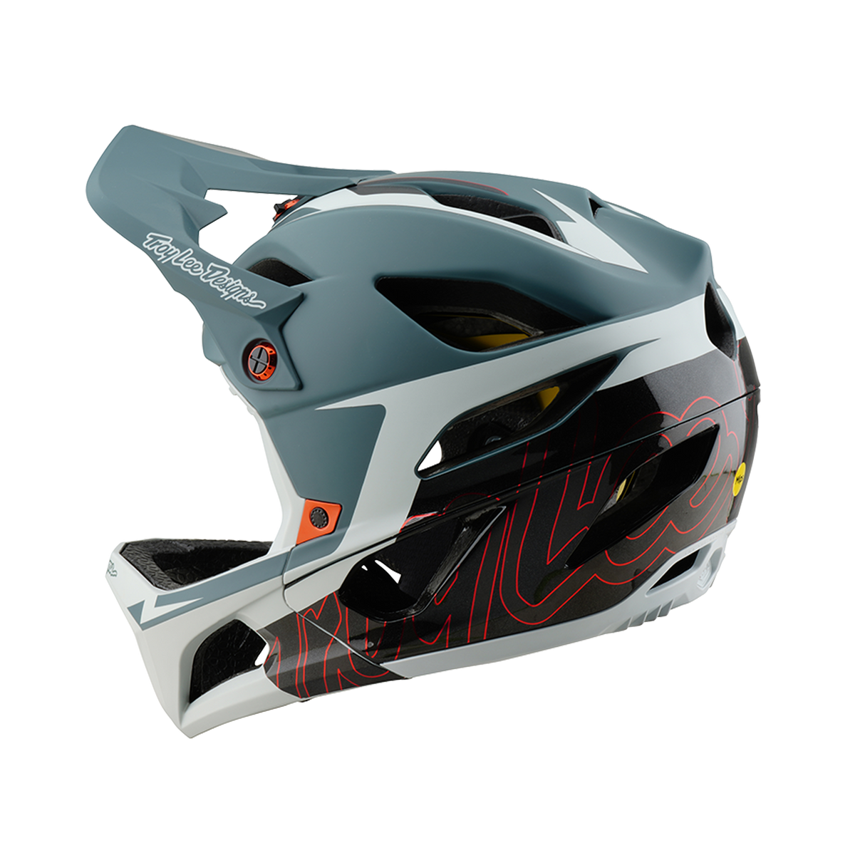 Casque de scène Troy Lee Designs Neauwave Smoke