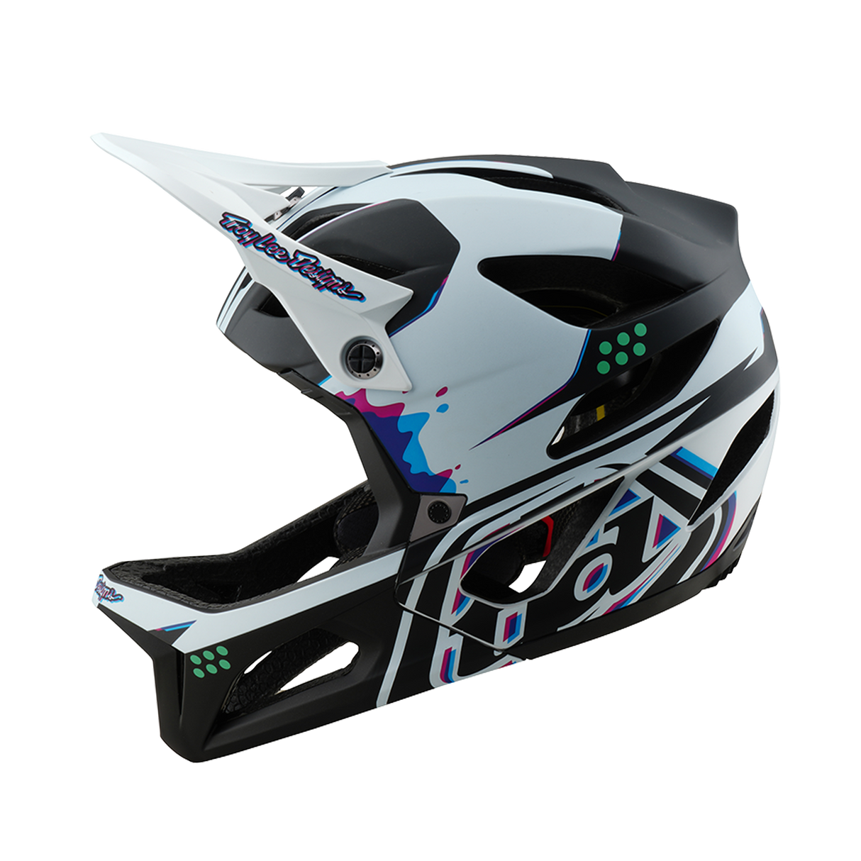 Casque de scène Troy Lee Designs Trooper Blanc