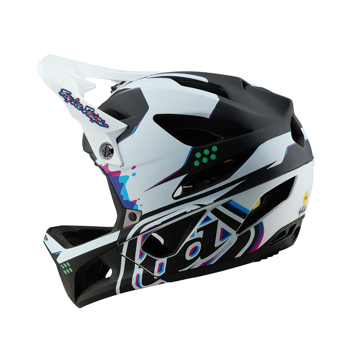 Casque de scène Troy Lee Designs Trooper Blanc