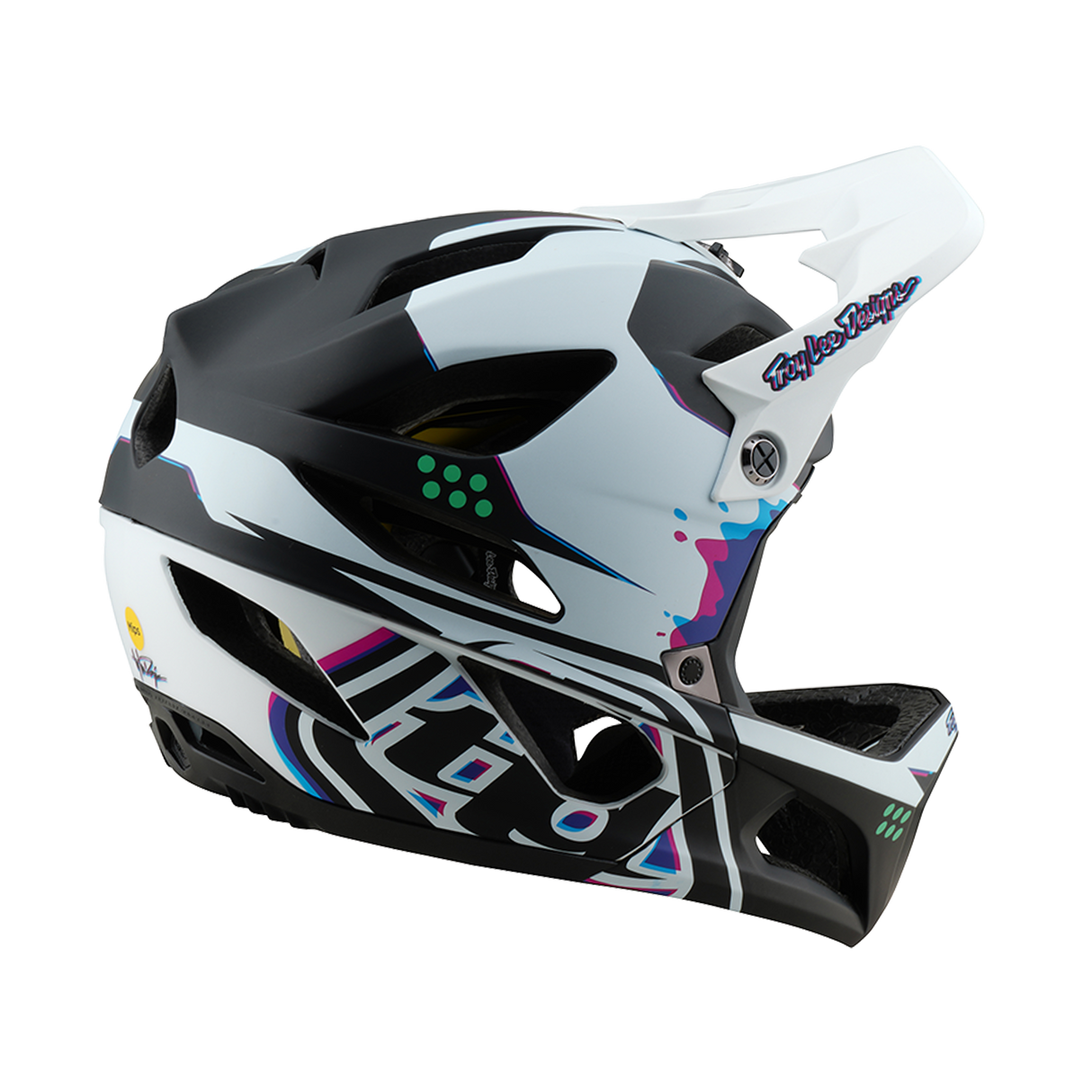 Casque de scène Troy Lee Designs Trooper Blanc