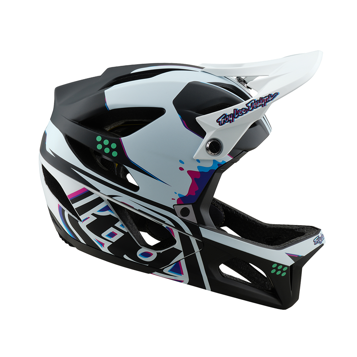 Casque de scène Troy Lee Designs Trooper Blanc