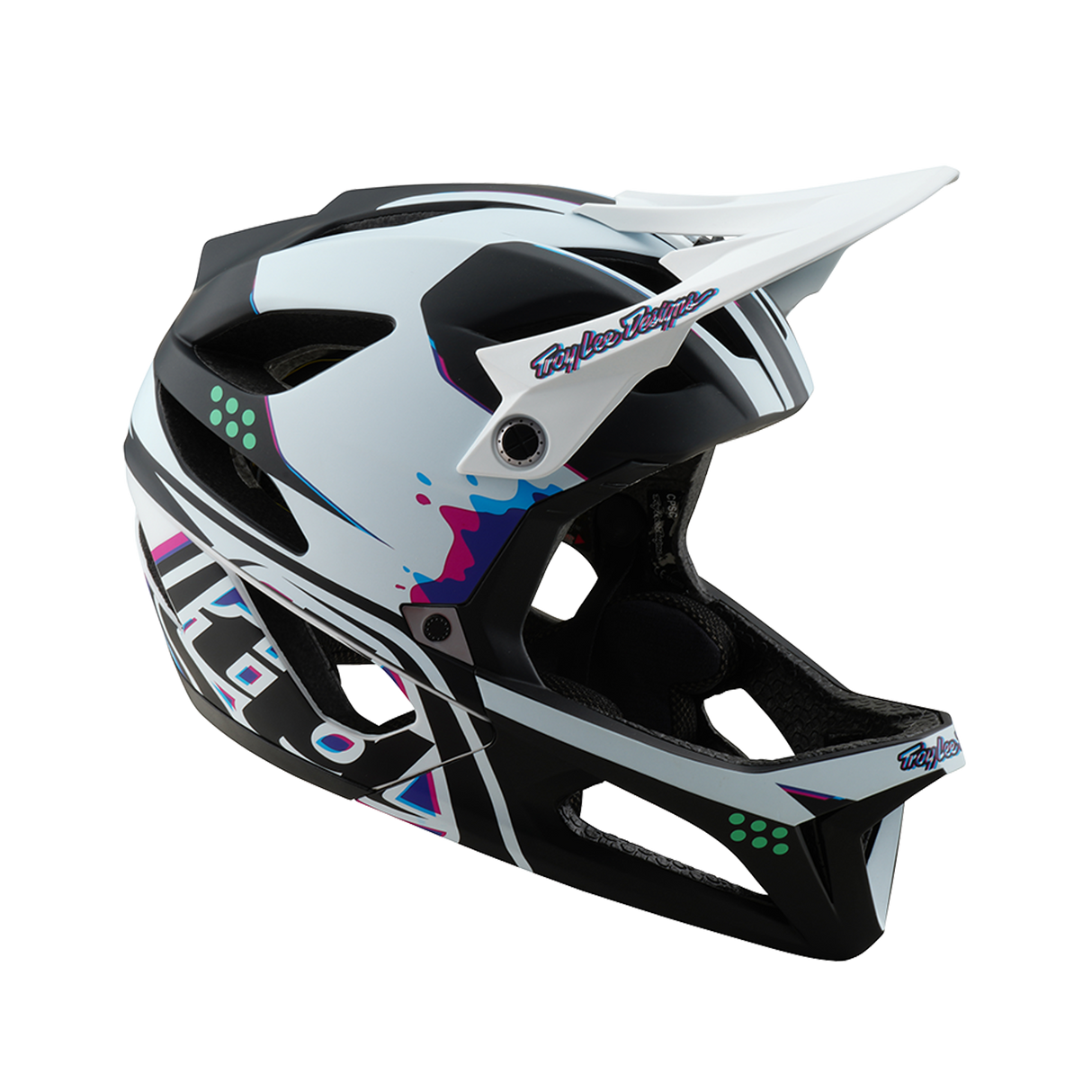 Casque de scène Troy Lee Designs Trooper Blanc