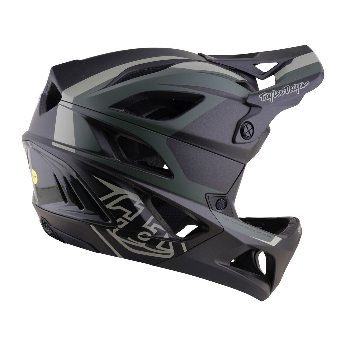 Casco Troy Lee Designs Stage 2 Army / Charcoal