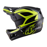 Troy Lee Designs Stage 2 Helmet Charcoal / Flo Yellow