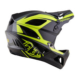Troy Lee Designs Stage 2 Helmet Charcoal / Flo Yellow