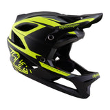 Troy Lee Designs Stage 2 Helmet Charcoal / Flo Yellow