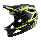 Troy Lee Designs Stage 2 Helmet Charcoal / Flo Yellow