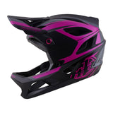 Casco Troy Lee Designs Stage 2 Gris oscuro / Fucsia neón